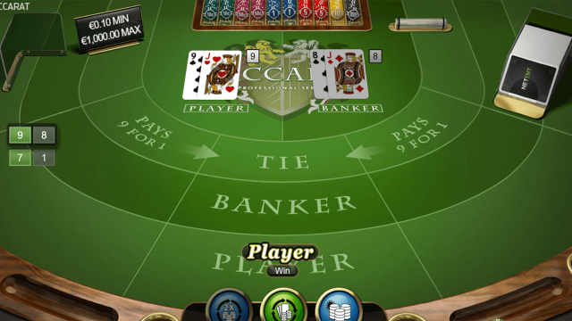 Характеристики слота Baccarat Pro Series Table Game 2