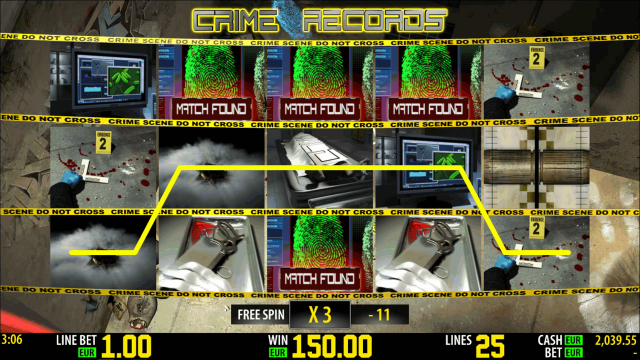 Игровой интерфейс Crime Records 6