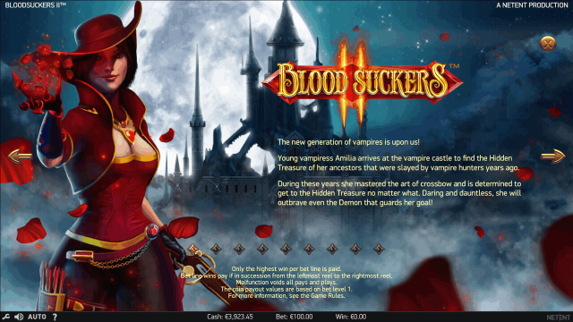 Характеристики слота Blood Suckers II 5