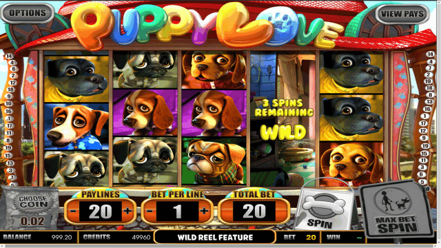 Бонусная игра Puppy Love 1