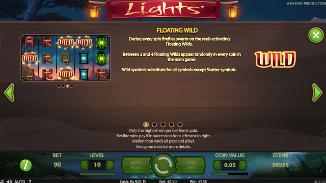 Бонусная игра Lights 1