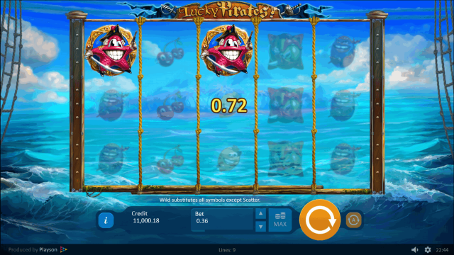 Характеристики слота Lucky Pirates! 2